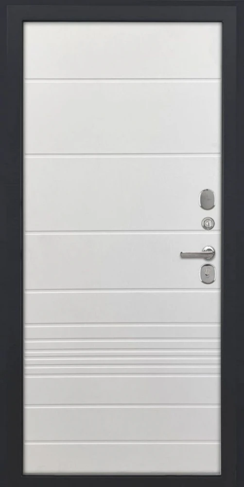 Входная дверь ДвериПРО Л-43 ФЛ-700 (10мм, Ясень белый) DPRO225937 внутренняя сторона