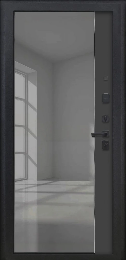 Входная дверь ДвериПРО Д-68 ФЛЗ-618 черный кварц DPRO220917 внутренняя сторона